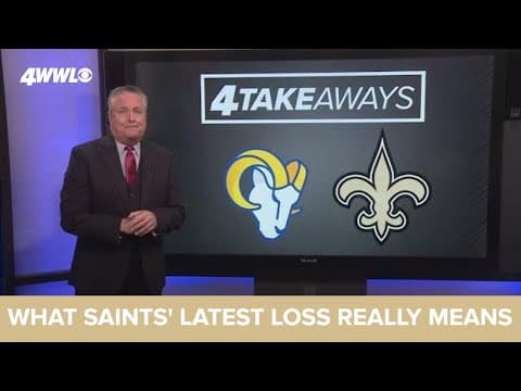 4 Takeaways: What the Saints' disheartening loss to the Rams really means!