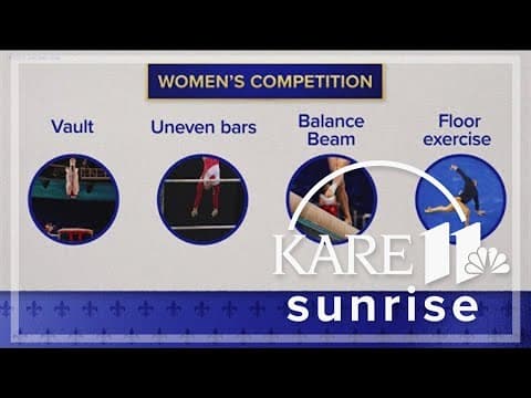 Suni Lee, Simone Biles practice for Olympic Trials in Minneapolis