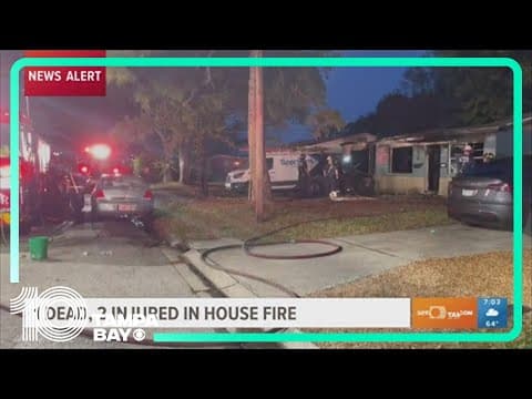 1 person dead, 2 hurt following St. Pete house fire