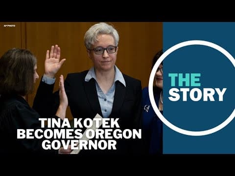 Tina Kotek, Oregon’s new governor, delivers her inaugural address