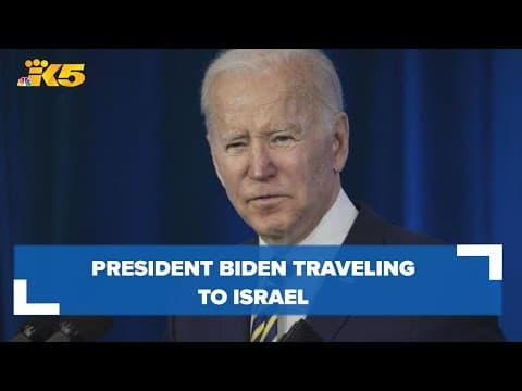 President Biden traveling to Israel as concerns grow that conflict with Hamas could expand