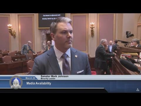 Sen. Johnson discusses Sen. Eichorn resignation