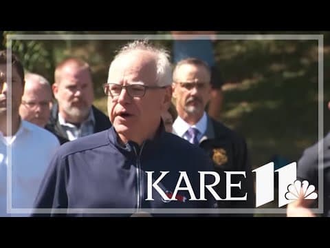 Minneapolis church school shooting: Governor Tim Walz remarks on Annunciation Catholic School shooti