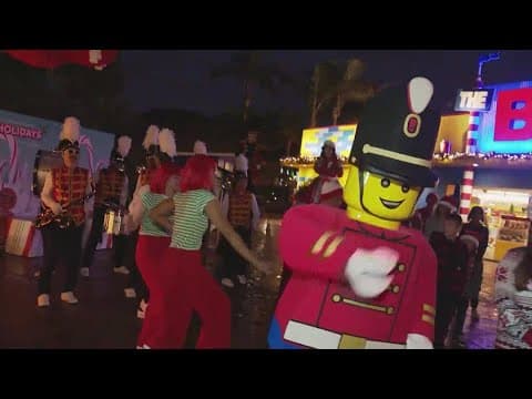 Christmas celebrations underway at Legoland California