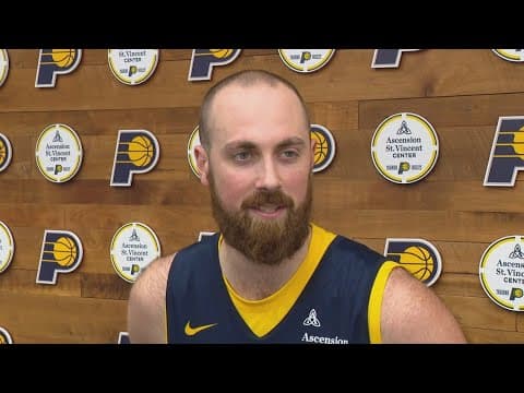 Jay Huff getting up to speed with Indiana Pacers