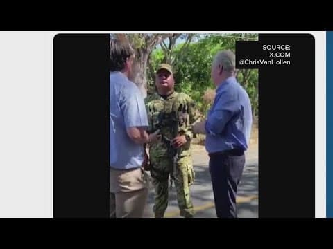 Maryland Sen. Van Hollen says he was denied entry to the El Salvador prison holding Abrego Garcia