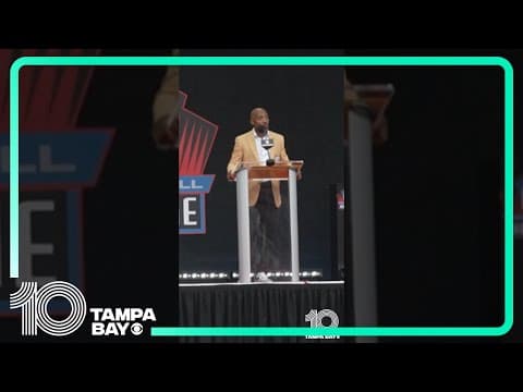 Rondé Barber inducted into the Pro Football Hall of Fame