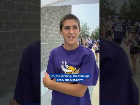Fans optimistic at Vikings training camp