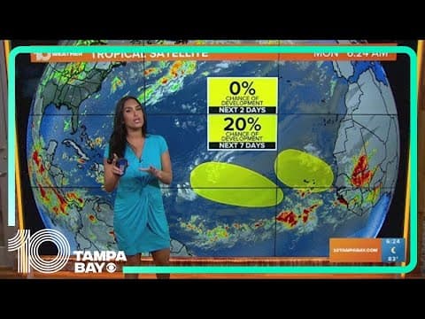 Tracking the Tropics: 2 areas of interest moving through Atlantic