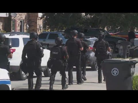 Suspect arrested after deputy constable, property manager shot while serving eviction notice