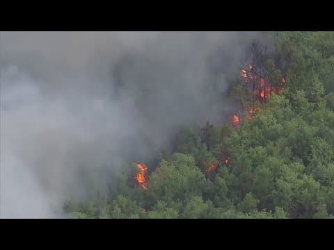 40-acre wildfire burns in Liberty County; residents evacuated