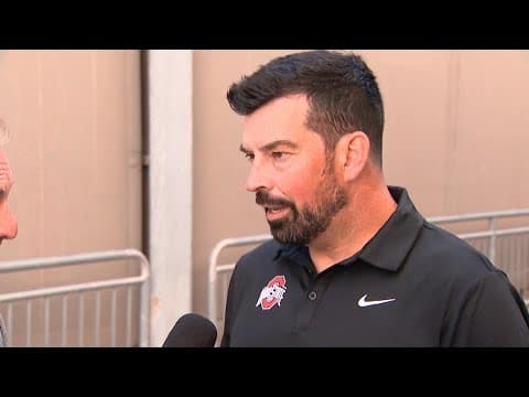 Head coach Ryan Day discusses Ohio State's win over Texas