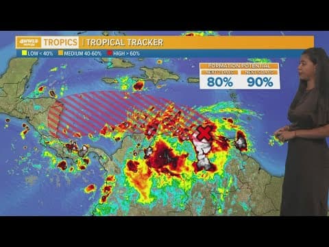 TD 12 continues to weaken and Invest 91 may become a tropical depression in a few days