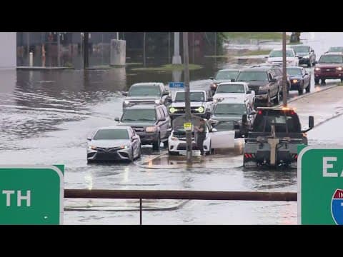 Flooding across the area in Orleans and Jefferson Parish