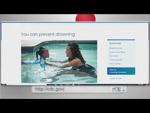 CDC report shows importance of water safety