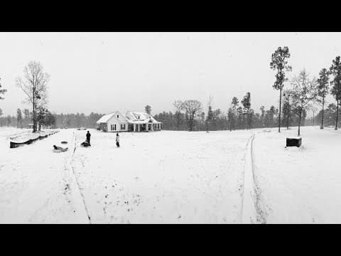 Snow blankets Florida Panhandle after rare winter storm