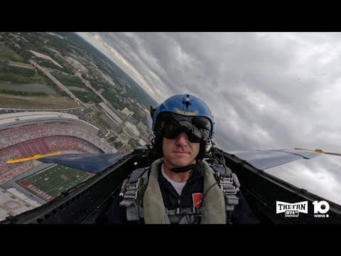 Flying with the US Navy Blue Angels: Bobby Carpenter takes to the skies ahead of Columbus Air Show