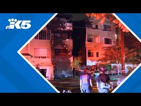 Fire that damaged 2 apartment buildings in Seattle deemed an arson