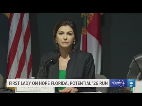 Casey DeSantis slams Hope Florida criticism, doesn't deny potential governor run