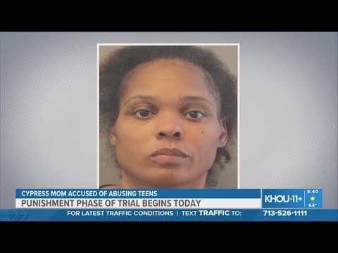Punishment phase begins in trial of Cypress woman accused of abusing her twin teens