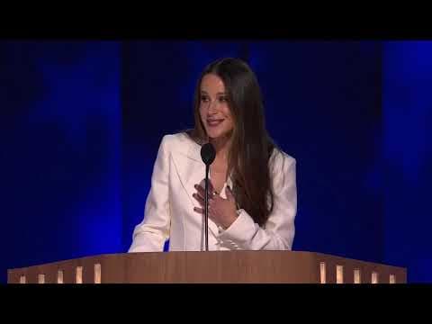 Ashley Biden, daughter of President Biden, introduces her father at DNC