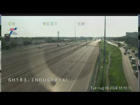 SH 183 westbound lanes in Bedford closed due to 'police incident', officials say