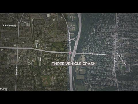 2 seriously injured in northwest Columbus crash involving 3 vehicles