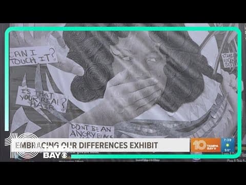 "Embracing Our Differences" celebrates diversity in the form of provocative art