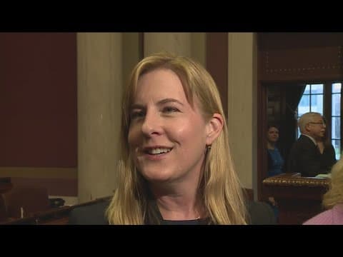 Formal procession for Melissa and Mark Hortman