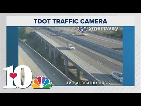 TDOT: Lane closures planned for I-40 West near downtown Knoxville on Saturday