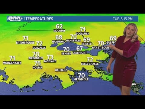 New Orleans Weather: Cold and beautiful New Year's Eve