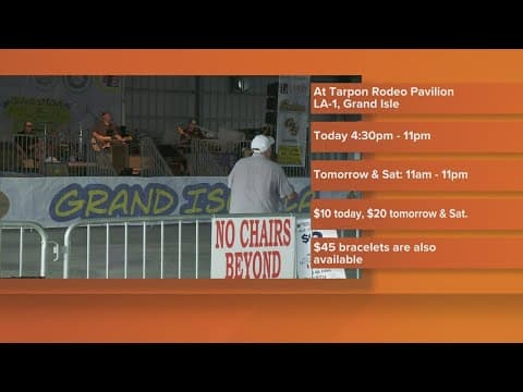 Grand Isle's Island Strong Music Fest happening rain or shine in Louisiana