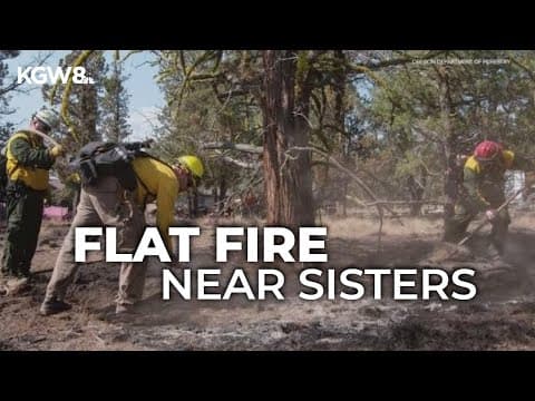 Flat Fire near Sisters now 39% contained after burning 23,000 acres