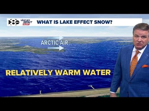Dallas weather: What is lake effect snow?