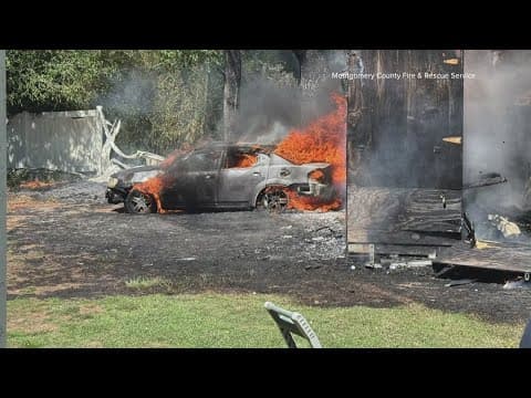 Montgomery Co. brush fire causes thousands in damage