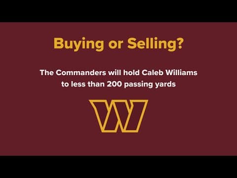 Results - Buying or Selling: Falcons @ Commanders