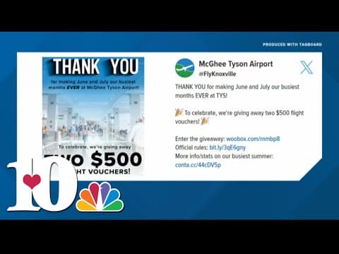 McGhee Tyson welcomes record number of people over the summer