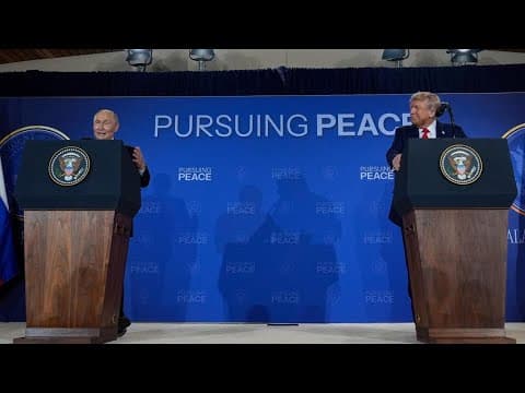 Donald Trump and Vladimir Putin full joint press conference in Alaska