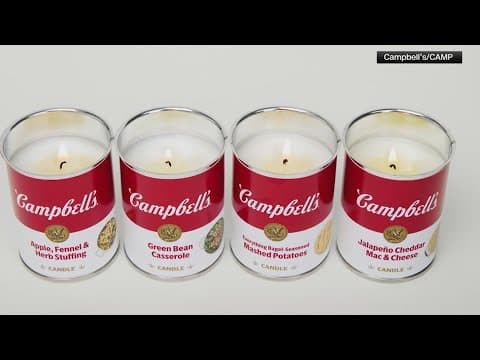 Campbell's releasing Thanksgiving sides-scented candle collection