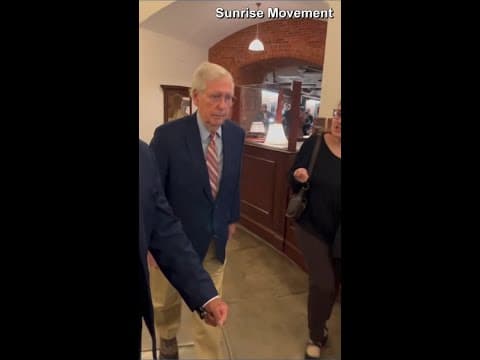 Sen. Mitch McConnell falls at U.S. Capitol