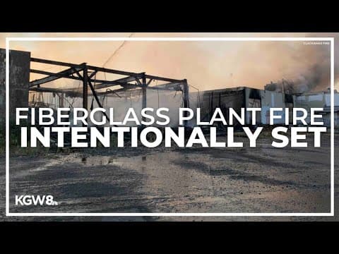 Happy Valley fiberglass warehouse cause of fire revealed