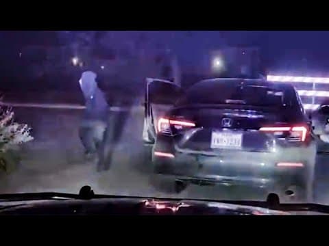 Bodycam footage shows 120 mph wrong-way stolen car chase in Texas ending with teen arrests