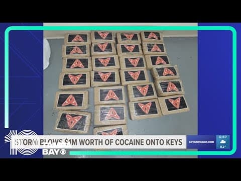 Hurricane Debby blows $1 million worth of cocaine onto the Florida Keys