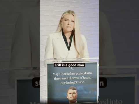 Erika Kirk speaks after the death of her husband Charlie