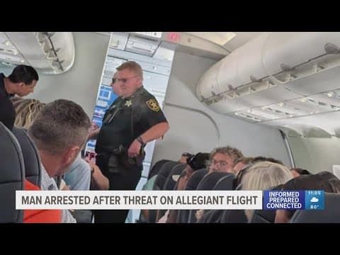Man in custody after bomb threat on plane leaving St. Pete-Clearwater International Airport