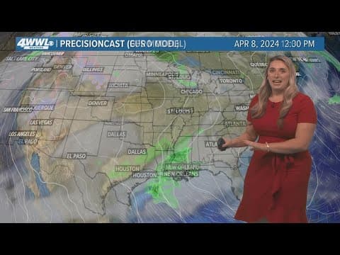 New Orleans weather: warm and muggy Monday