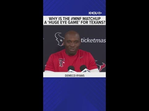 Texans head coach DeMeco Ryans on Seahawks matchup