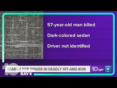 Bicyclist killed in East Tampa hit-and-run