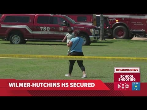 Parents attempt to pick up students after Wilmer-Hutchins HS shooting