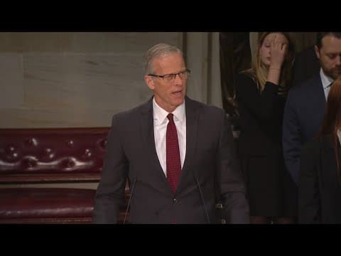 Senate Majority Leader John Thune delivers eulogy for Jimmy Carter